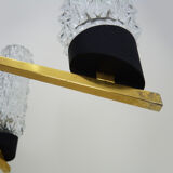 Vintage 4-pointed chandelier Maison Arlus from the 1950s