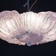 Fascinating Vintage Murano Glass Ceiling lamp Pink