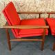 2x 60s 70s Teak Easy Chair Kai Lyngfeld Larsen Søborg Møbler Danish 60s