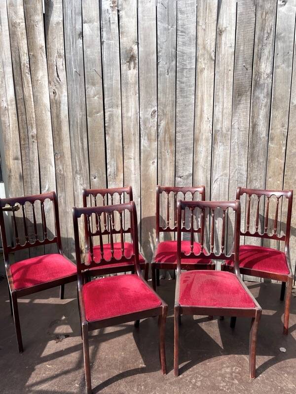 Vintage Napoleon III-style chairs, 1960s