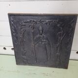 Fireplace plate saint éloi 47×46cms