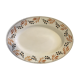 Oval dish in opaque porcelain from Gien
