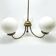 Chandelier with glass globes, Czechoslovakia, 1930s