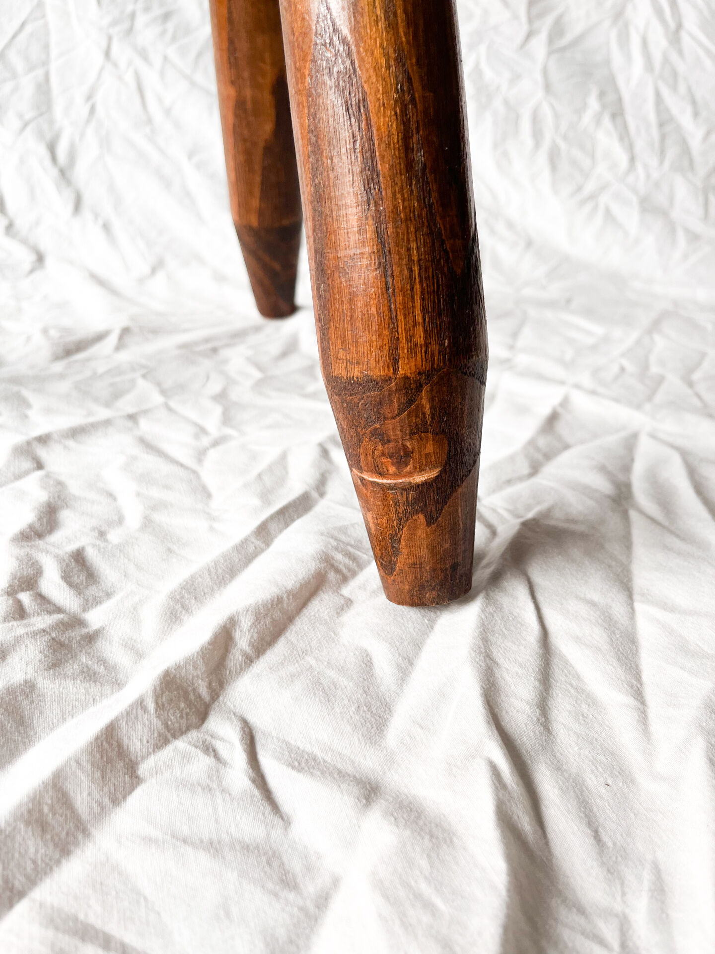Small Wooden Tripod Stool