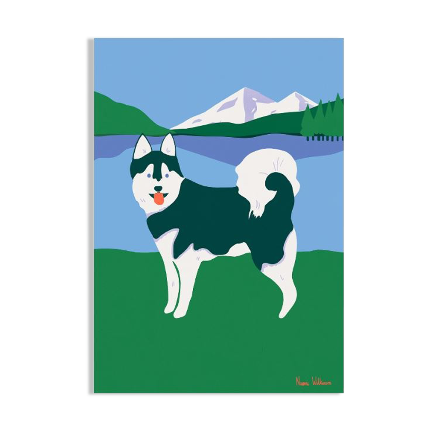 Alaskan kids poster - A3