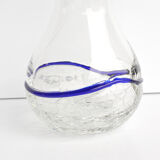 Ice-glass vase, Harrachov Sklo, Czechoslovakia 1970s