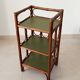 Vintage stand shelf in bamboo and rattan