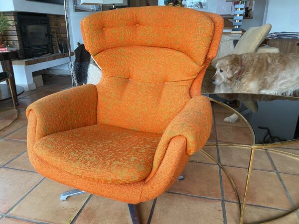 Fauteuil pivotant et basculant Circa 70