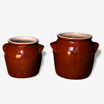 2 pots à graisse