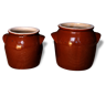 2 pots à graisse