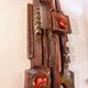 Brutalist wall sculpture, Ars Munda, German, 1970s
