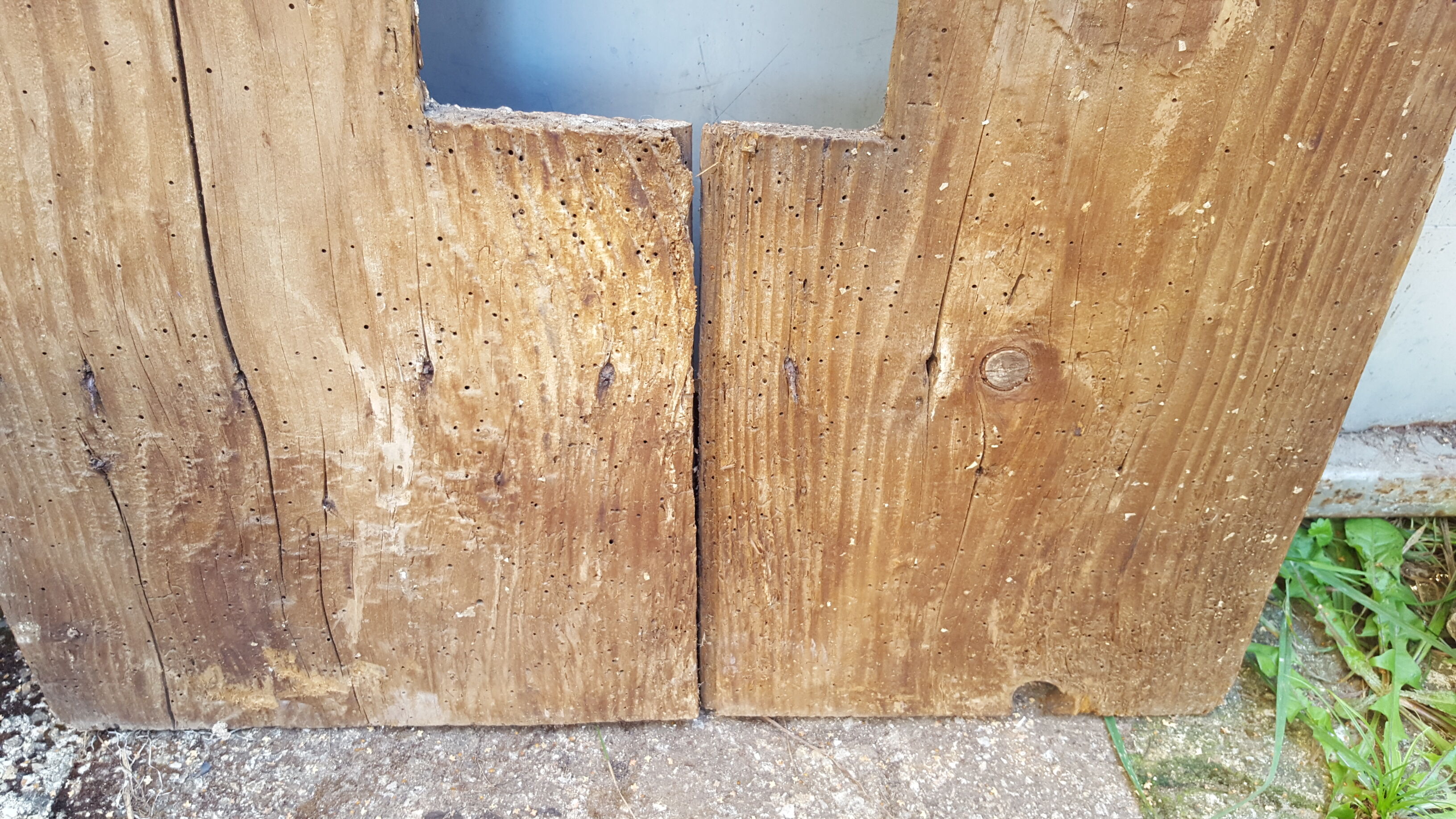 19th-century gate with skylight