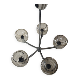 Lustre Chrome et Verre - space