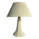 Lampe de table en cuir suédé grand champignon des années 1960-1970.