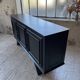 60s brutalist black sideboard