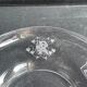 Dessert cup (compotier) with monogrammed light crystal top