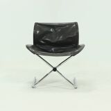 Leather Lounge Chair by Simon Desanta for COR Germany 1980s