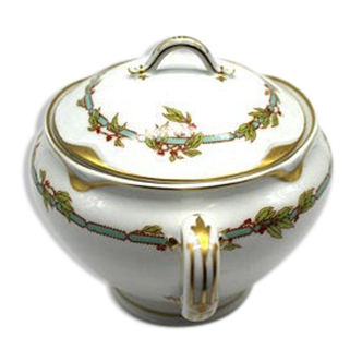 Old Haviland porcelain sugar bowl