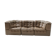 DS 11 modular sofa in brown patchwork leather by De Sede Team for De Sede Swiss