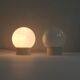 Vintage 1970s wall light pair – White ball wall light – Luminaire