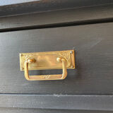 Art-deco period oak commodus