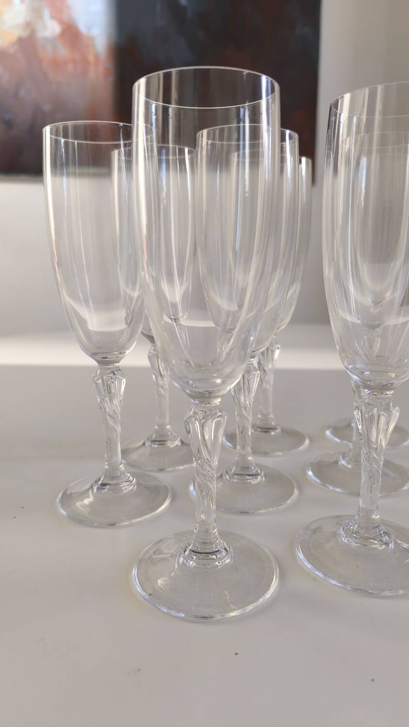 Set de 10 flûtes à champagne