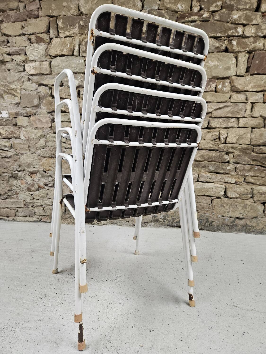 4 EMU chairs, Rio model, 1960