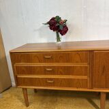 Mid-Century Retro Vintage Teak Sideboard by Turnidge of London 1960  Rare