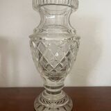 Vintage cut crystal vase