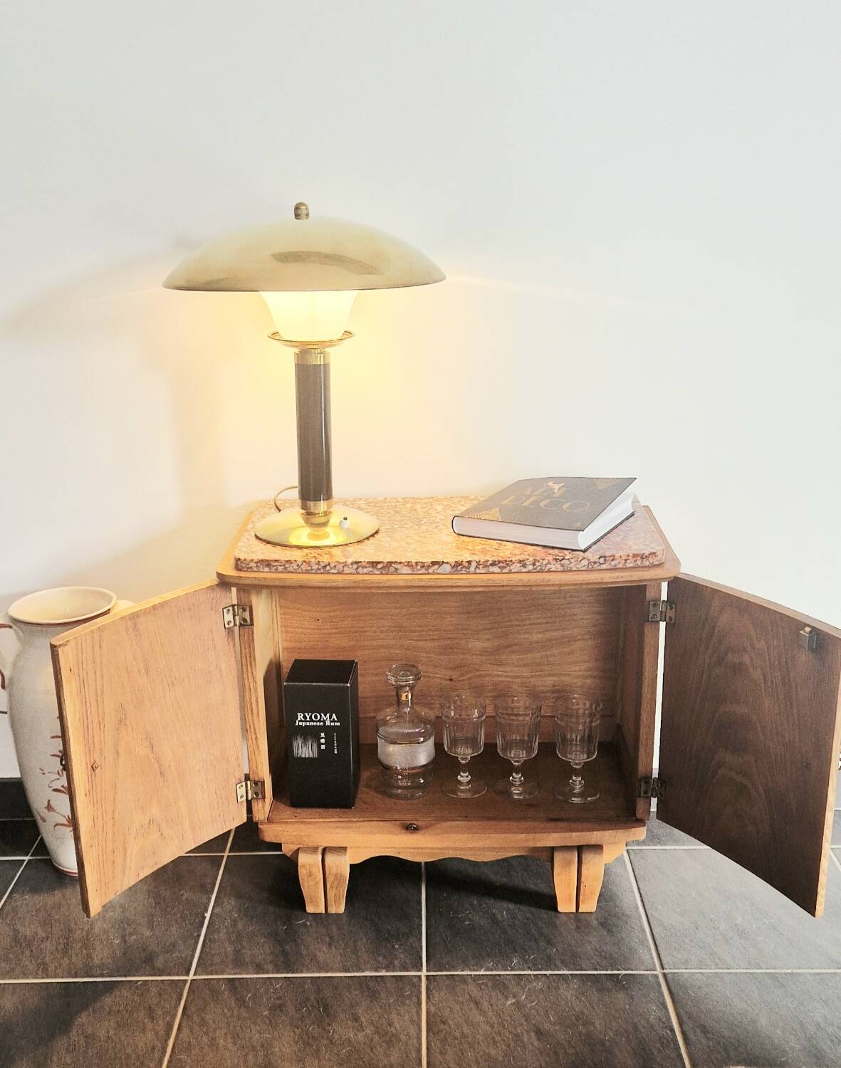 Art Deco style furniture - Oak and beech - 1950s