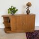 Meuble bas enfilade vintage art déco bois massif