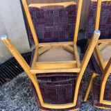 Vintage blond wood chairs from the 60s