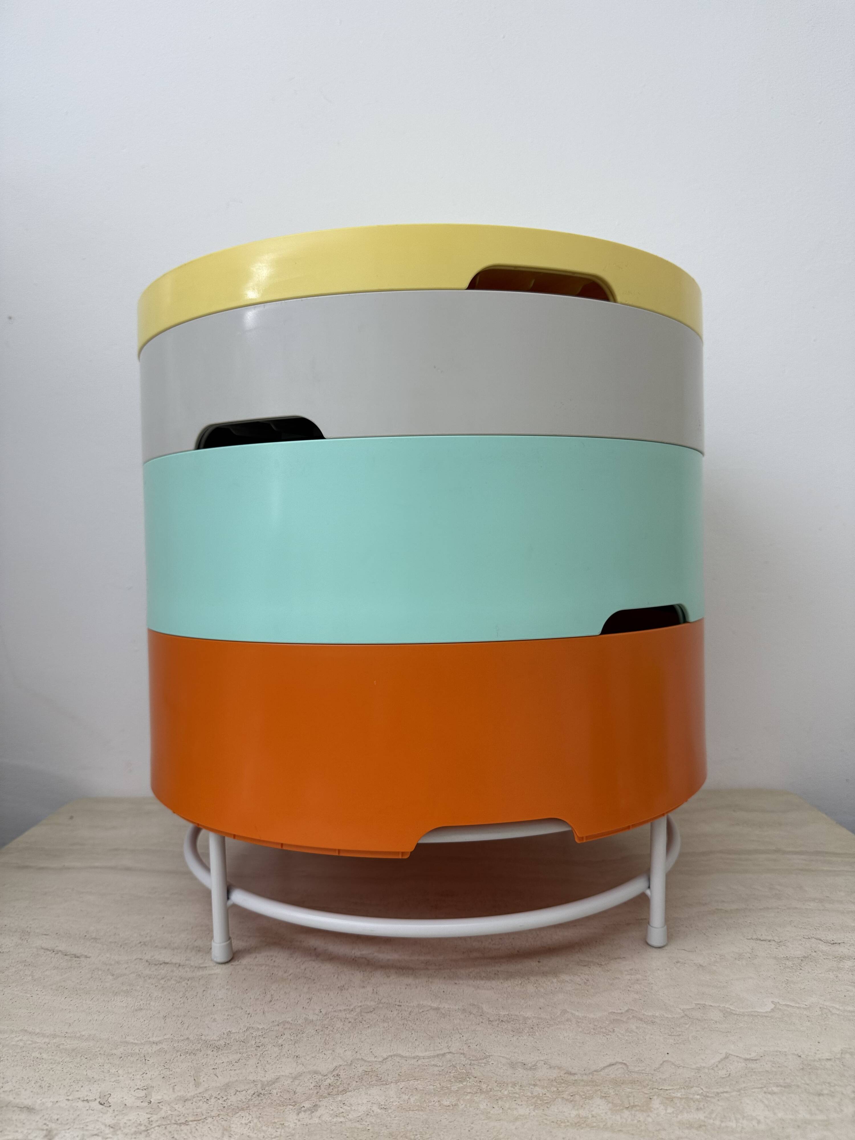 Vintage Ikea modulair side table by Richards Brill en A. Williams