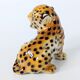 Porcelain leopard statuette, Ronzan, Italy, 1950s