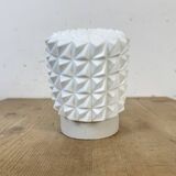 Vintage White Porcelain Wall Light, 1970s