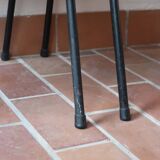 set of 10 vintage stackable chairs