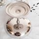 Ice cream or sorbet cups, set of 6, in 18/10 stainless steel (ref14)