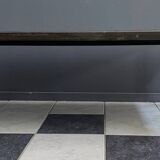 Slate top and chrome coffee table by Dr. Peter Daenert 1970s