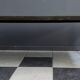Slate and chrome coffee table by Dr Peter Daenert, 1970s.
