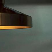 Vintage suspended lamp in aluminium from the 60s/70s, dining table lamp.