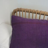 Coussin en lin ancien coloré