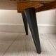 Pair of 1960s bedside tables compass feet
