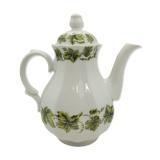 Old coffee maker Wunsiedel Bavaria porcelain vine pattern