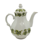 Cafetière ancienne Wunsiedel Bavaria porcelaine motif vigne