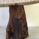 Vintage lamp in solid wood