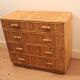 Commode en rotin 1950