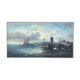 Oil on canvas Port Stage