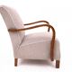 Paire de fauteuils Art déco conçus par J. Halabala dans les années 1930, Tchécoslovaquie. Après rénovation.