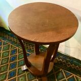 Small pedestal table art deco