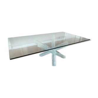 Table mikado ''full glass'' 120x200cm maurice barilone
